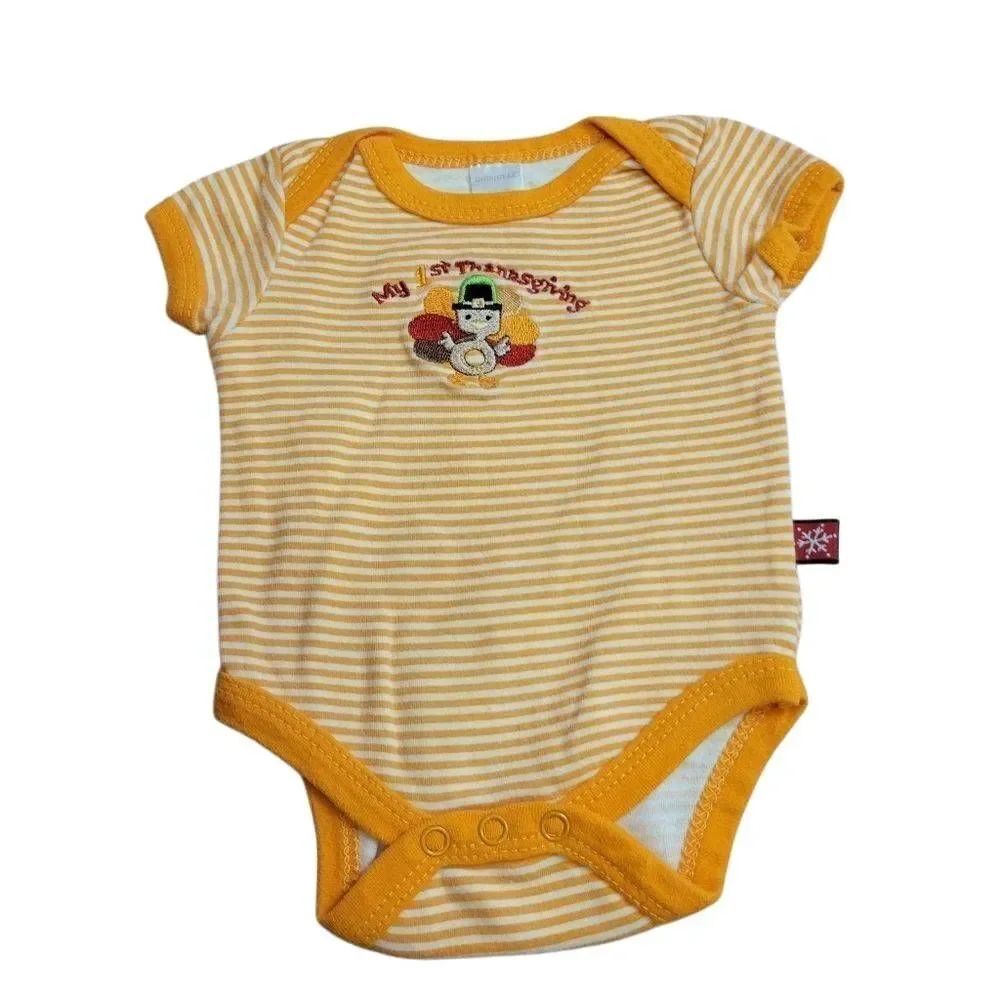 My First Thanksgiving onsie 0/3 months unisex